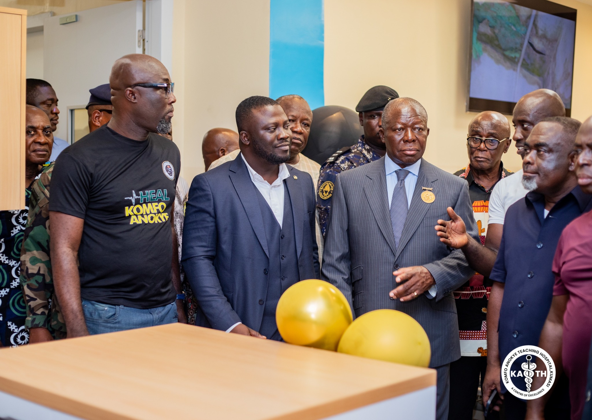 Asantehene Inspects Progress of Heal Komfo Anokye Project